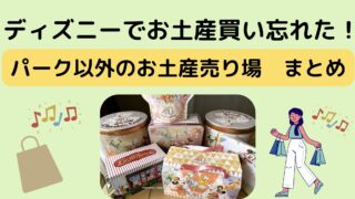 ディズニーお土産買い忘れた！パーク以外で買える場所｜まとめ